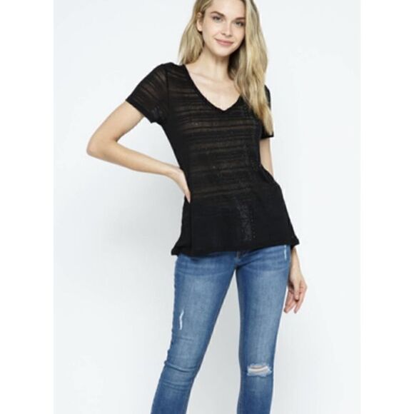 Vocal Denim DESTROYED SKINNY JEANS SM NWT - Picture 2 of 5